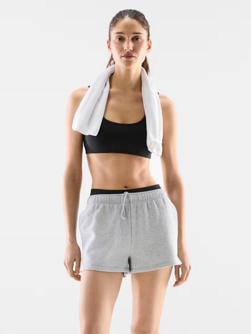 Aritzia TNA LIFE Mini Bra Top - A/B Cup Black Large